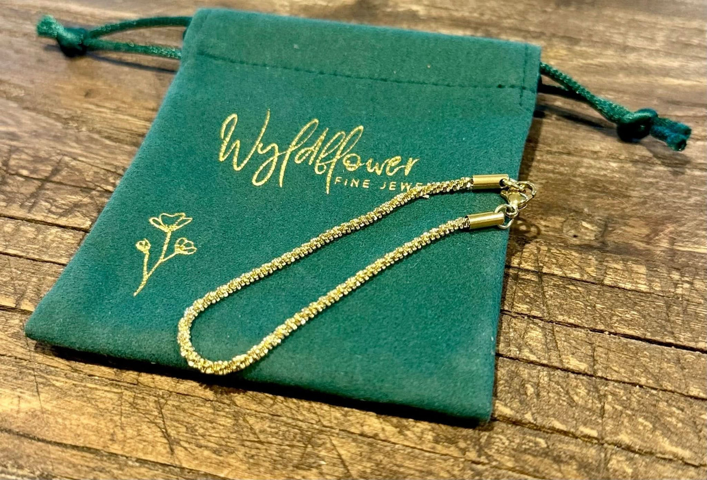 "Hemlock" Sparkle Bracelet - Wyldflower Jewellery