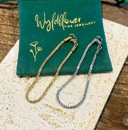 "Hemlock" Sparkle Bracelet - Wyldflower Jewellery