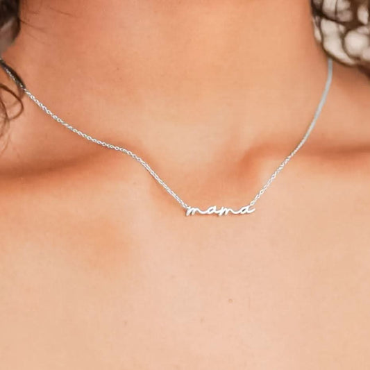 "Mama" Pendant Necklace - Wyldflower Jewellery