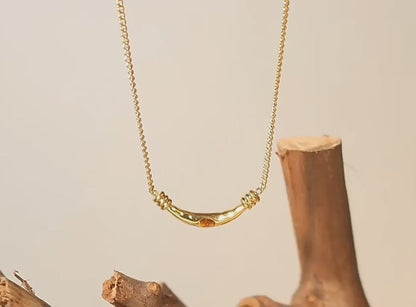 "Golden Wattle" Necklace