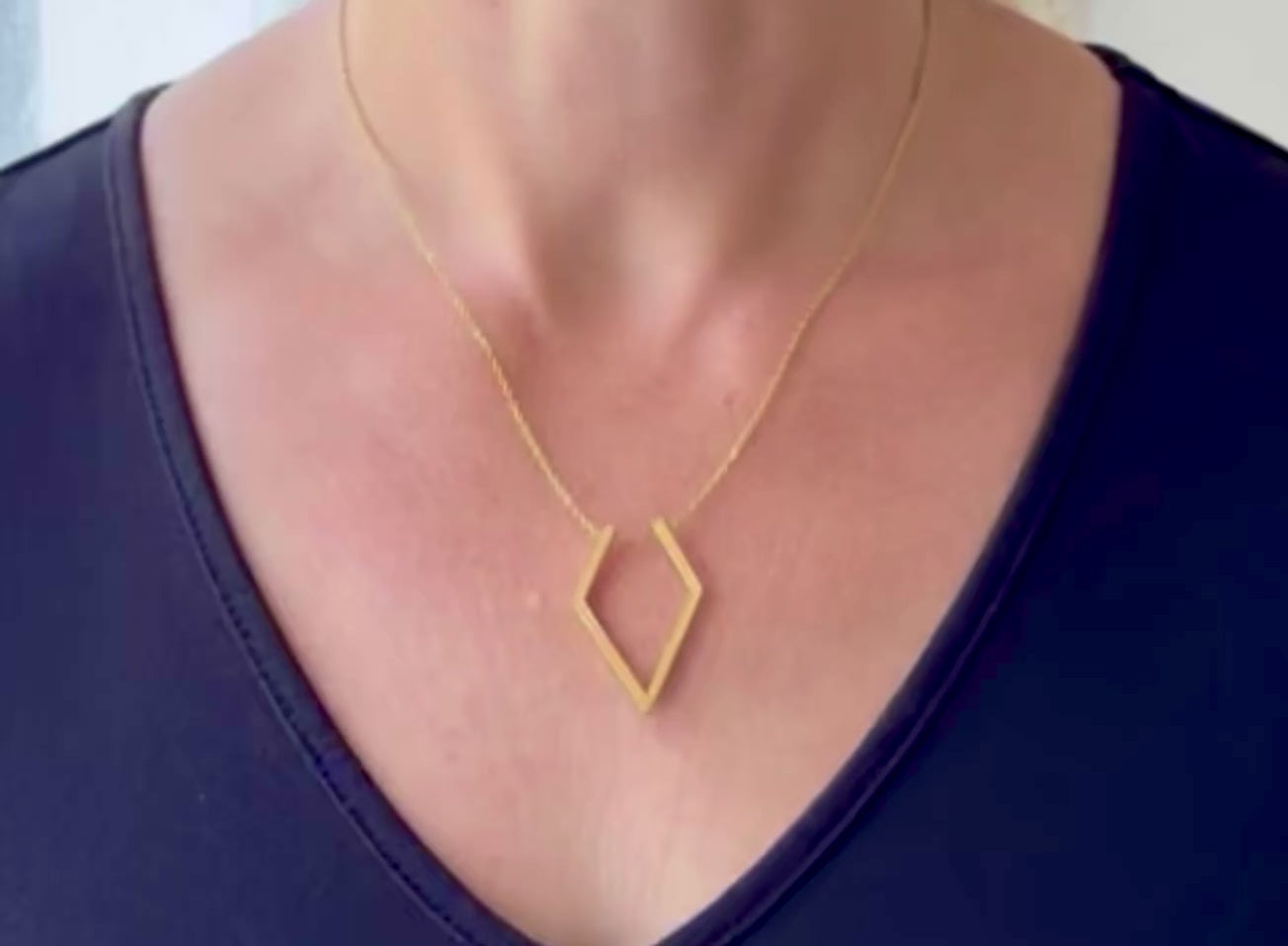 "Tansy" Ring Keeper Necklace