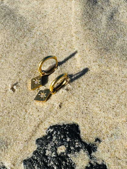 "Shooting Stars" Pendant Earrings - Wyldflower Jewellery