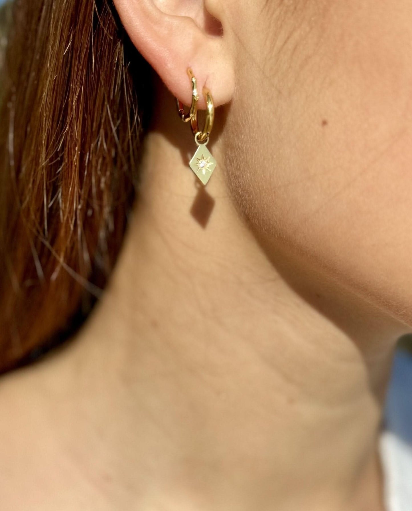 "Shooting Stars" Pendant Earrings - Wyldflower Jewellery