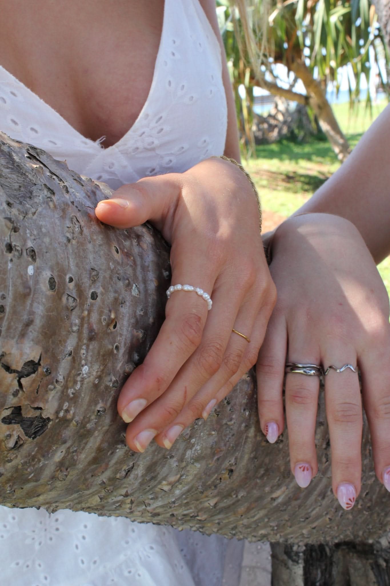 "Sunflower" Stackable Rings - Wyldflower Jewellery